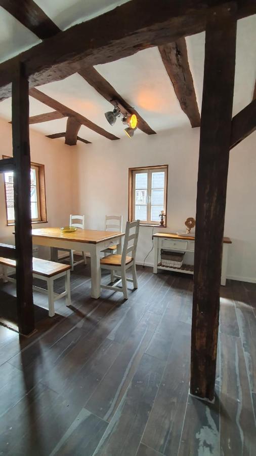Historisches Fachwerkhaus In Usingen Hochtaunuskreis Villa Esterno foto